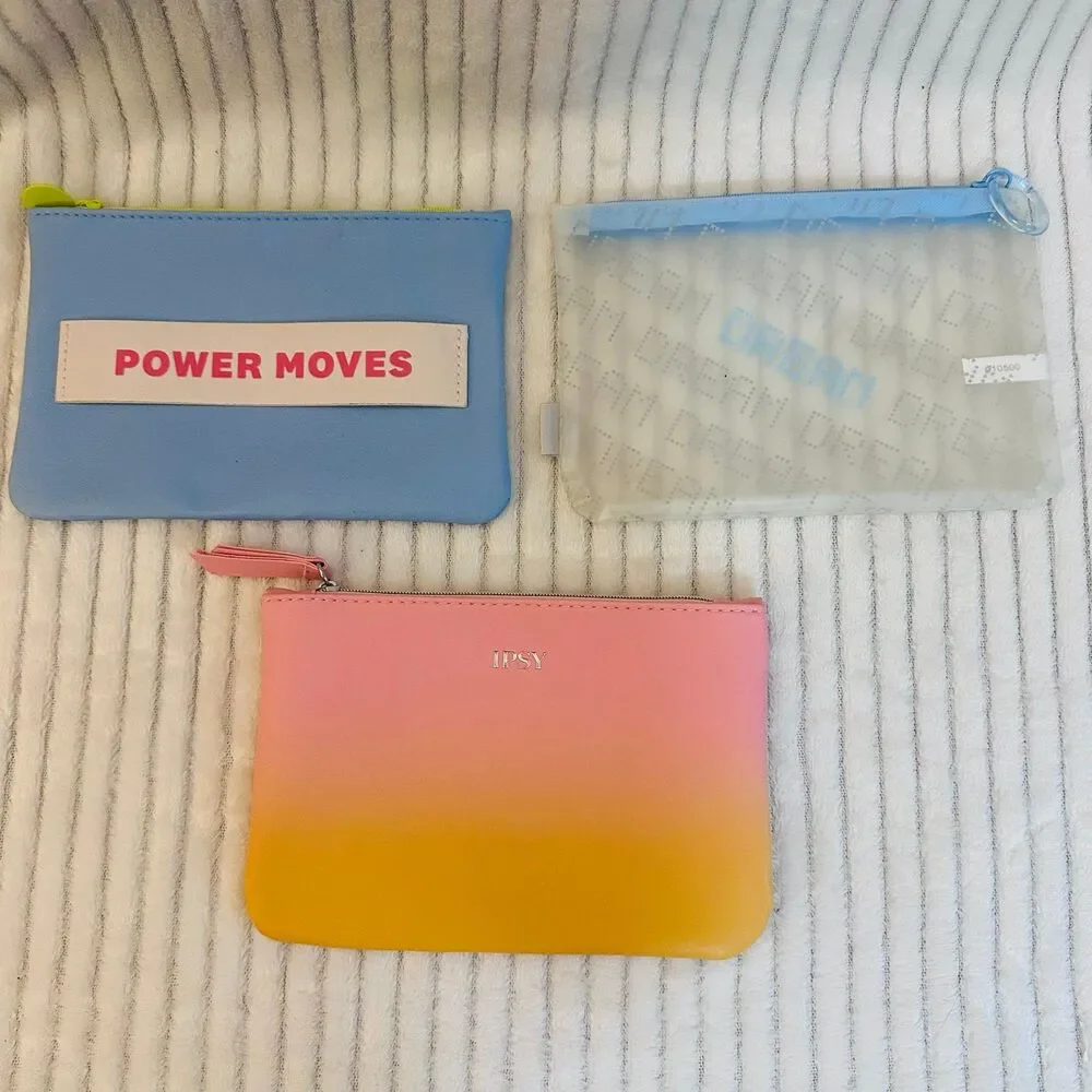 IPSY Cosmetic bags